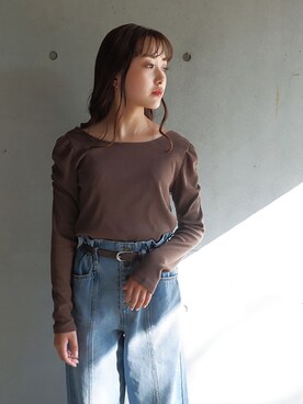 「FUN.TRINITY（ファン トリニティー）のアイテム」を使った、FUN.TRINITYさん（レディース・157cm）の秋コーディネート