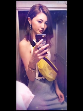 「ミカヅキモモコ（ミカヅキモモコ）のアイテム（アクセサリー）」を使った、Sanamiiii!!!!さん（レディース・171cm）の秋コーディネート
