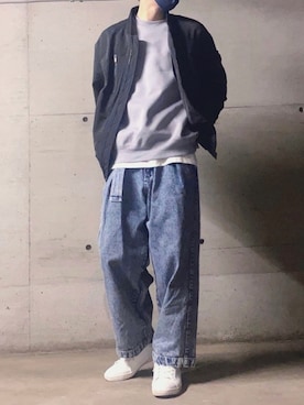 「ヒラキ（ヒラキ）のアイテム（スニーカー）」を使った、bleueさん（メンズ・176cm）の春コーディネート