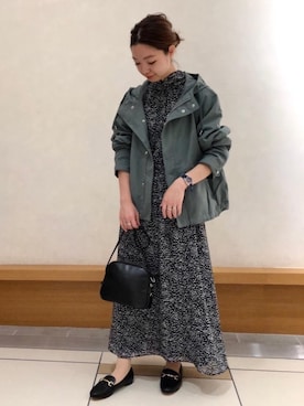 YURI HASHIMOTOさん（レディース・156cm）の秋コーディネート