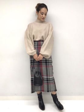 「Settimissimo（セッティミッシモ）のアイテム」を使った、y_k_s_さん（レディース・155cm）の秋コーディネート