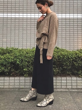 「Settimissimo（セッティミッシモ）のアイテム」を使った、y_k_s_さん（レディース・155cm）の秋コーディネート