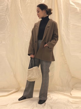 「Settimissimo（セッティミッシモ）のアイテム」を使った、y_k_s_さん（レディース・155cm）の秋コーディネート