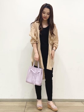 「interstaple」｜mizukiさん（レディース・159cm）の夏コーディネート