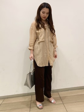 「interstaple」｜mizukiさん（レディース・159cm）の夏コーディネート