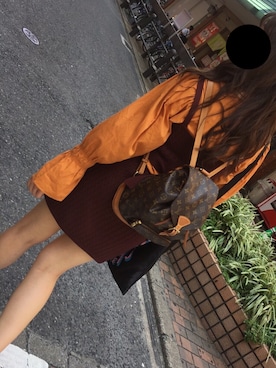 「LouisVuitton」｜「アイテム（ブーティ）」を使った、aさん（レディース・165cm）の秋コーディネート