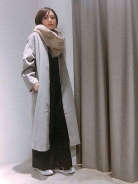 「SEVENDAYS=SUNDAY（セブンデイズサンデイ）のアイテム（オールインワン・サロペット）」を使った、RIHOさん（レディース・152cm）の冬コーディネート