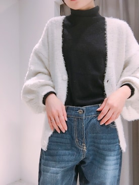 「SEVENDAYS=SUNDAY（セブンデイズサンデイ）のアイテム（パンツ）」を使った、RIHOさん（レディース・152cm）の冬コーディネート