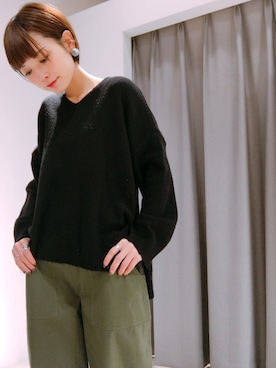 「SEVENDAYS=SUNDAY（セブンデイズサンデイ）のアイテム（アクセサリー）」を使った、RIHOさん（レディース・152cm）の冬コーディネート