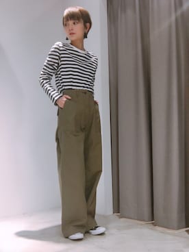 「SEVENDAYS=SUNDAY（セブンデイズサンデイ）のアイテム（パンツ）」を使った、RIHOさん（レディース・152cm）の冬コーディネート