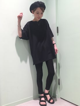 「SEVENDAYS=SUNDAY（セブンデイズサンデイ）のアイテム（パンツ）」を使った、RIHOさん（レディース・150cm）の夏コーディネート
