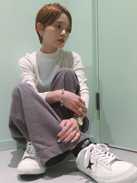 「ハイネックトップス」｜RIHOさん（レディース・150cm）の秋コーディネート