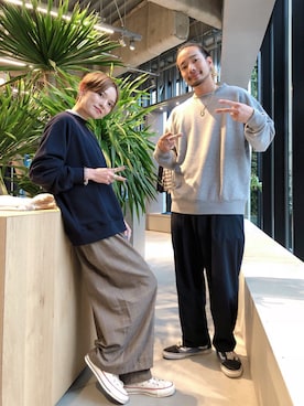 「お揃い」｜「アイテム（その他）」を使った、RIHOさん（レディース・150cm）の秋コーディネート