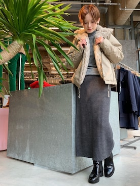 「フユコーデ」｜「アイテム（その他）」を使った、RIHOさん（レディース・150cm）の秋コーディネート