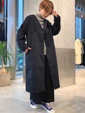 「シンプルおしゃれが好き」｜RIHOさん（レディース・150cm）の秋コーディネート