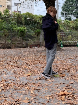 「SEVENDAYS=SUNDAY（セブンデイズサンデイ）のアイテム」を使った、RIHOさん（レディース・150cm）の秋コーディネート