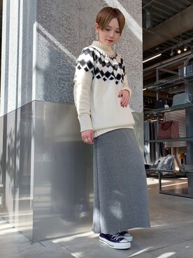 RIHOさん（レディース・150cm）の冬コーディネート