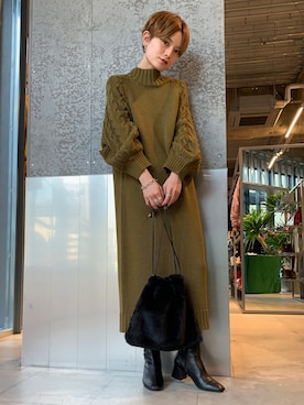 RIHOさん（レディース・150cm）の冬コーディネート