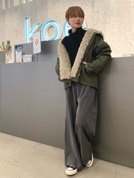 RIHOさん（レディース・150cm）の冬コーディネート