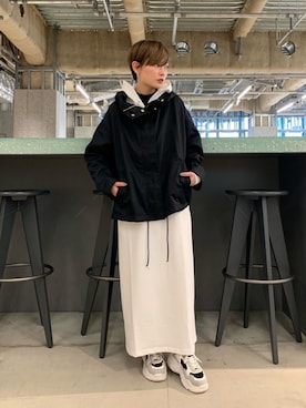 「koe（コエ）のアイテム（ジャケット/アウター）」を使った、RIHOさん（レディース・150cm）の春コーディネート