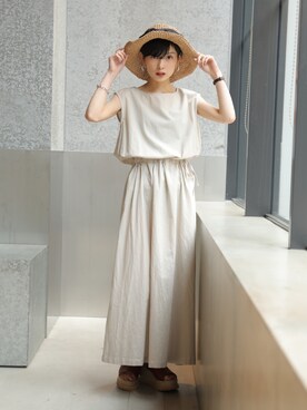 RIHOさん（レディース・150cm）の夏コーディネート