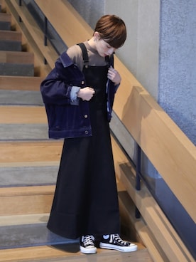 「koe（コエ）のアイテム（ジャケット/アウター）」を使った、RIHOさん（レディース・150cm）の夏コーディネート