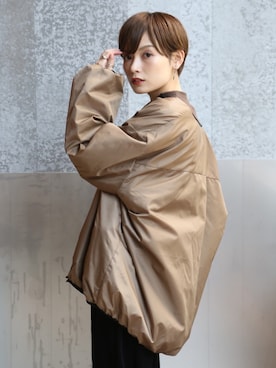 「koe（コエ）のアイテム（ジャケット/アウター）」を使った、RIHOさん（レディース・150cm）の秋コーディネート