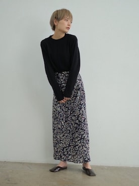 「バイアス」｜RIHOさん（レディース・150cm）の冬コーディネート