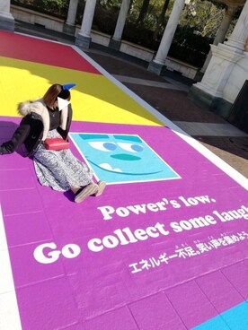 「w closet」｜「アイテム（スリッポン）」を使った、☺︎さん（レディース・163cm）の冬コーディネート