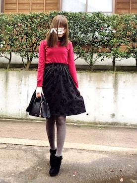 「PRIME PATTERN（プライムパターン）のアイテム」を使った、lumineさん（レディース・167cm）の冬コーディネート