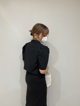 「one after another NICE CLAUP（ワンアフターアナザーナイスクラップ）のアイテム（その他アウター）」を使った、おみほさん（レディース・154cm）の春コーディネート