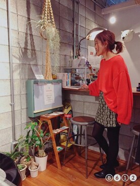 「アイテム（ピアス（両耳用））」を使った、Kさん（レディース・167cm・30代）の冬コーディネート