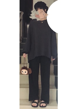 「PULL&BEAR（プルアンドベア）のアイテム（その他トップス）」を使った、7suさん（レディース・170cm）の春コーディネート
