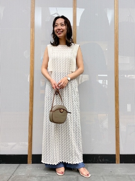 「KBF+（ケービーエフプラス）のアイテム」を使った、ayakaさん（レディース・157cm）の春コーディネート