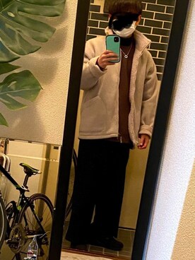 「STUDIOUS（ステュディオス）のアイテム（アクセサリー）」を使った、kaiさん（メンズ・165cm）の冬コーディネート