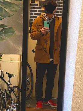 「BEAMS（ビームス）のアイテム（ダッフルコート）」を使った、kaiさん（メンズ・165cm）の冬コーディネート