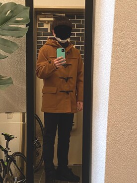 「BEAMS（ビームス）のアイテム（ダッフルコート）」を使った、kaiさん（メンズ・165cm）の冬コーディネート