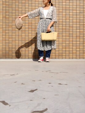 「RAY CASSIN（レイカズン）のアイテム（ワンピース/ドレス、その他）」を使った、chiikoさん（レディース・156cm）の春コーディネート