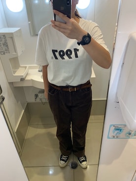 「youthloser」｜「アイテム（腕時計）」を使った、マボちゃんさん（レディース・162cm）の秋コーディネート