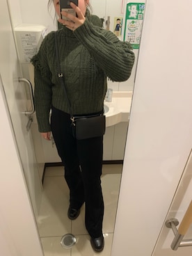 「SHEL’TTER（シェルター）のアイテム（パンツ）」を使った、マボちゃんさん（レディース・162cm）の春コーディネート