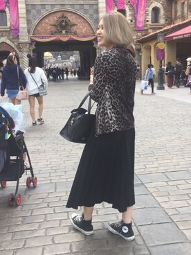 「MORGAN（モルガン）のアイテム（バッグ）」を使った、kellycat696さん（レディース・165cm）の秋コーディネート