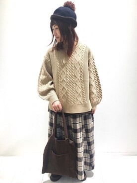 キノシタさん（レディース・158cm）の冬コーディネート