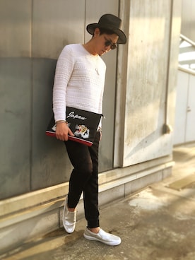 「ジョガーパンツ」｜horie hirokiさん（メンズ・178cm）の春コーディネート