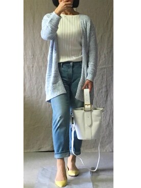 「ドラフトリーバイス」｜「アイテム（パンプス）」を使った、ゆこさん（レディース・166cm）の冬コーディネート