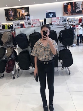 「Paul Smith（ポールスミス）のアイテム（財布/小物）」を使った、Hina Oohoriさん（レディース・151cm）の夏コーディネート