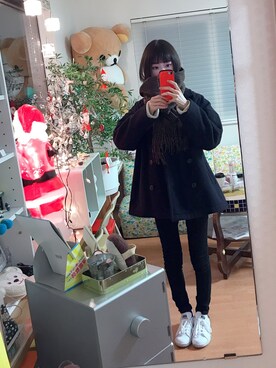 London Tradition ロンドントラディション のピーコートを使ったレディース人気ファッションコーディネート Wear