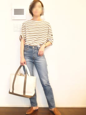 「セントジェームス」｜「アイテム（アクセサリー）」を使った、miiiiさん（レディース・160cm）の夏コーディネート