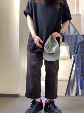 「大学生コーデ」｜「アイテム（腕時計）」を使った、おもとさん（レディース・155cm）の夏コーディネート