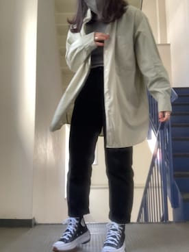 「runstarhike」｜おもとさん（レディース・155cm）の冬コーディネート