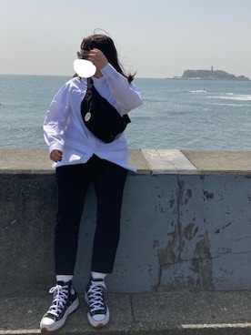 「runstarhike」｜おもとさん（レディース・155cm）の春コーディネート